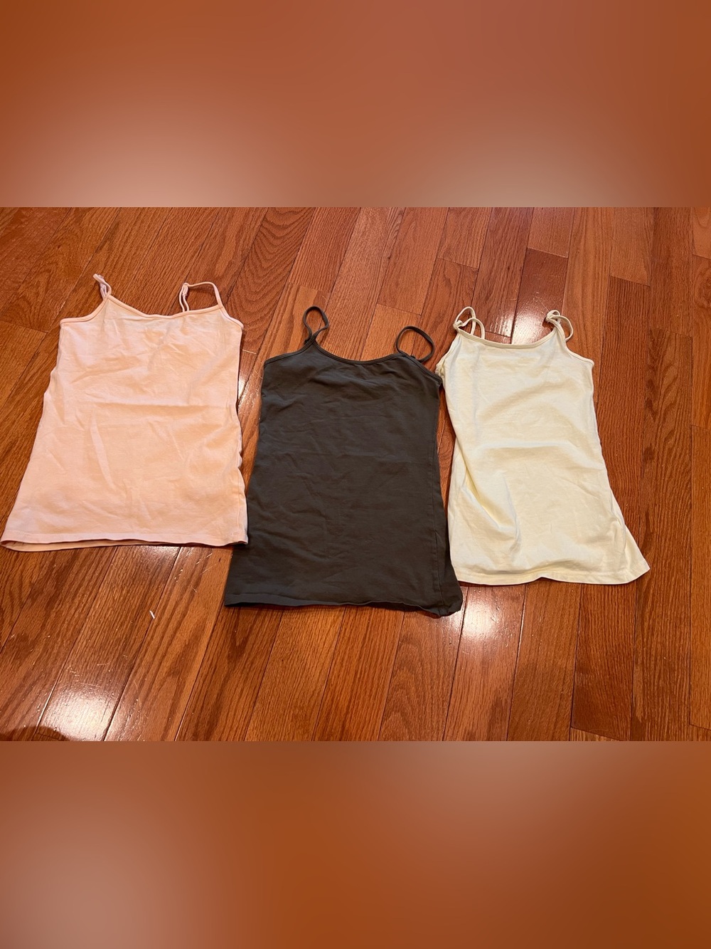 Primark Womens Lot of 3 Stretch Cami Camisole Strappy Tank Top Size XS 0-2